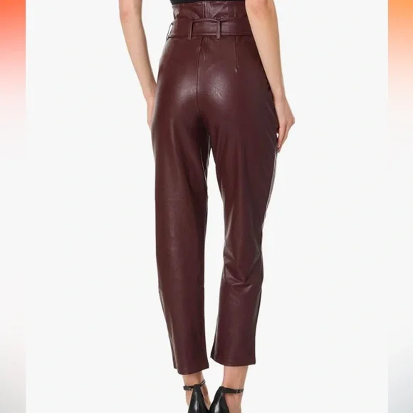 Commando Faux Leather Paperbag Waist Pants - Picture 2 of 8